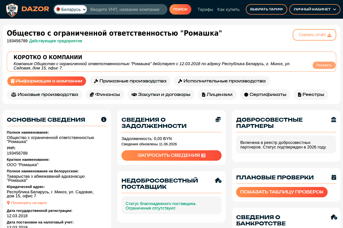 Что получает бизнес с DAZOR